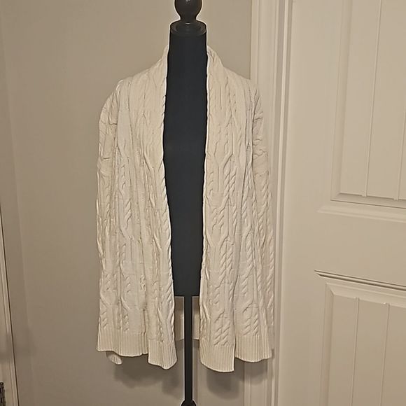 Ann Taylor Winter White Sweater Cardigan - Picture 1 of 3